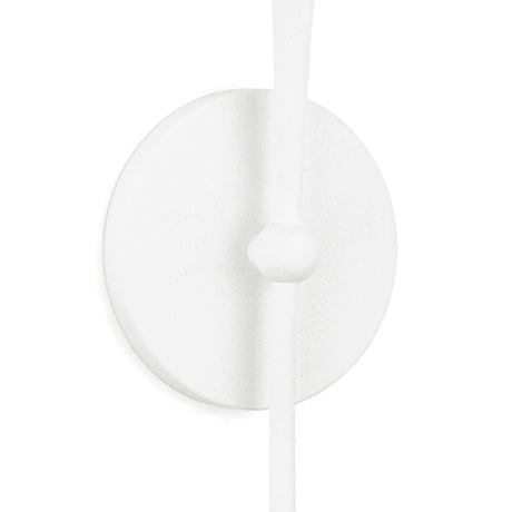 Flora Wall Sconce 22", Textured White
