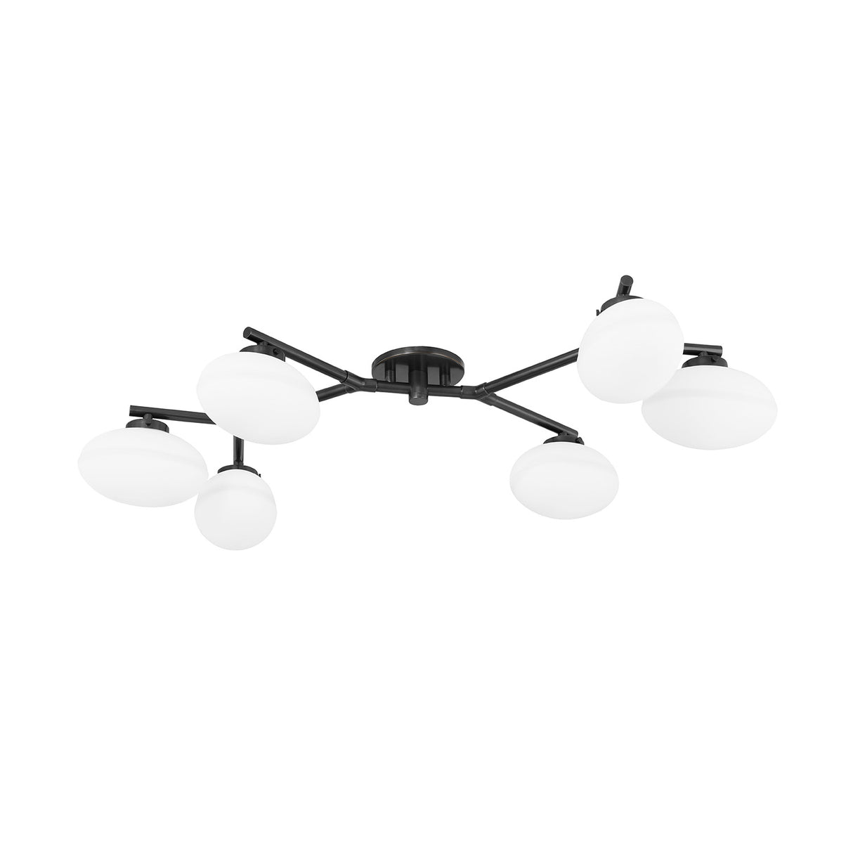 Jace 6 Light Semi-Flush 41", Old Bronze