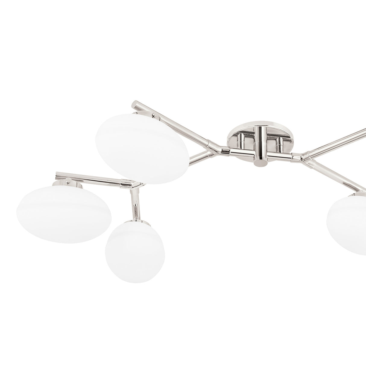 Jace 6 Light Semi-Flush 41", Polished Nickel
