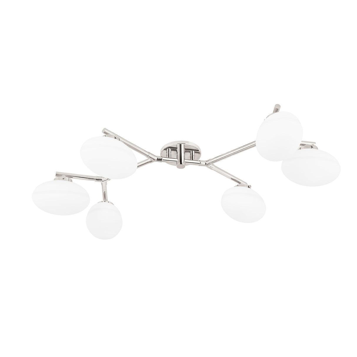 Jace 6 Light Semi-Flush 41", Polished Nickel