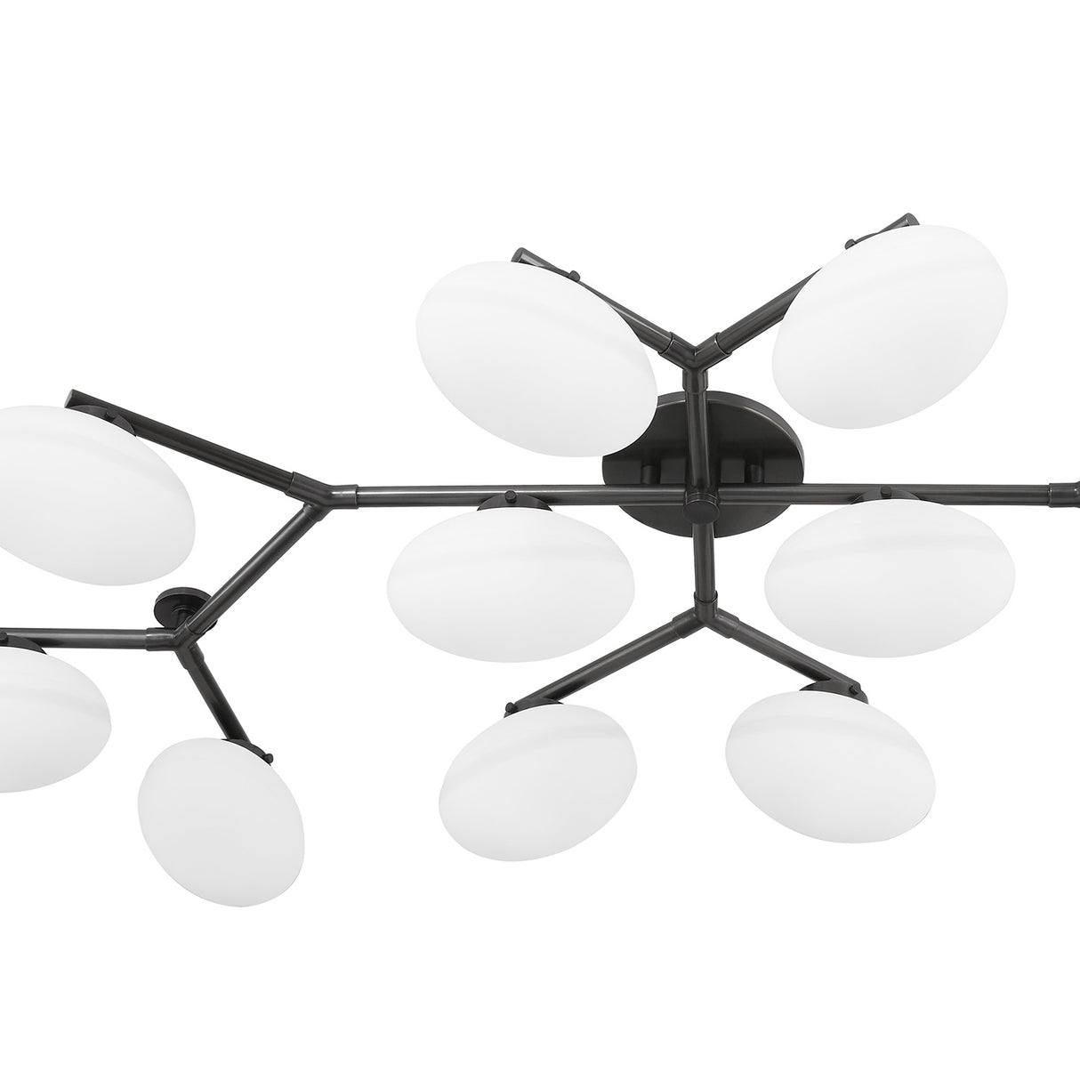 Jace 12 Light Semi-Flush 59", Old Bronze