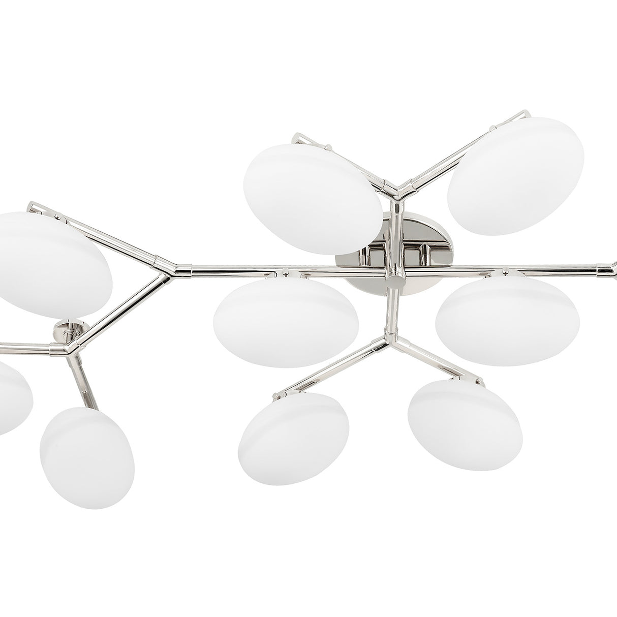 Jace 12 Light Semi-Flush 59", Polished Nickel