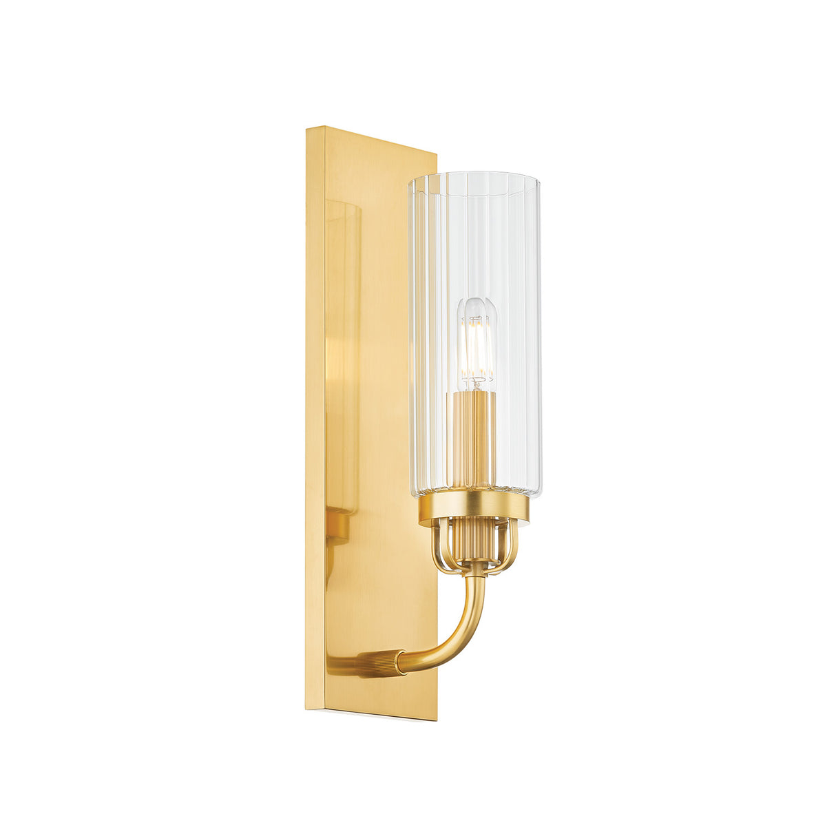 Mercer Wall Sconce 14", Aged Brass