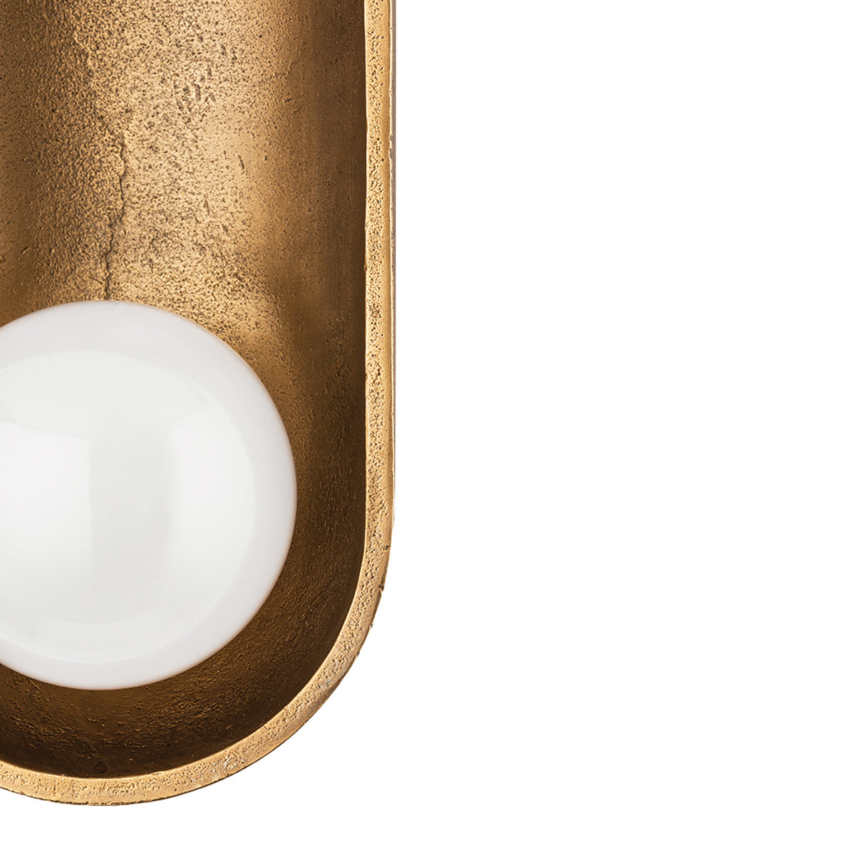 Jasper Wall Sconce 11", Textured Aged Brass