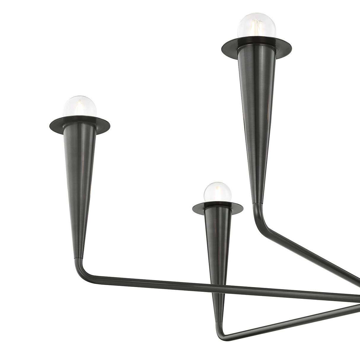 Navie 6 Light Chandelier 40", Old Bronze