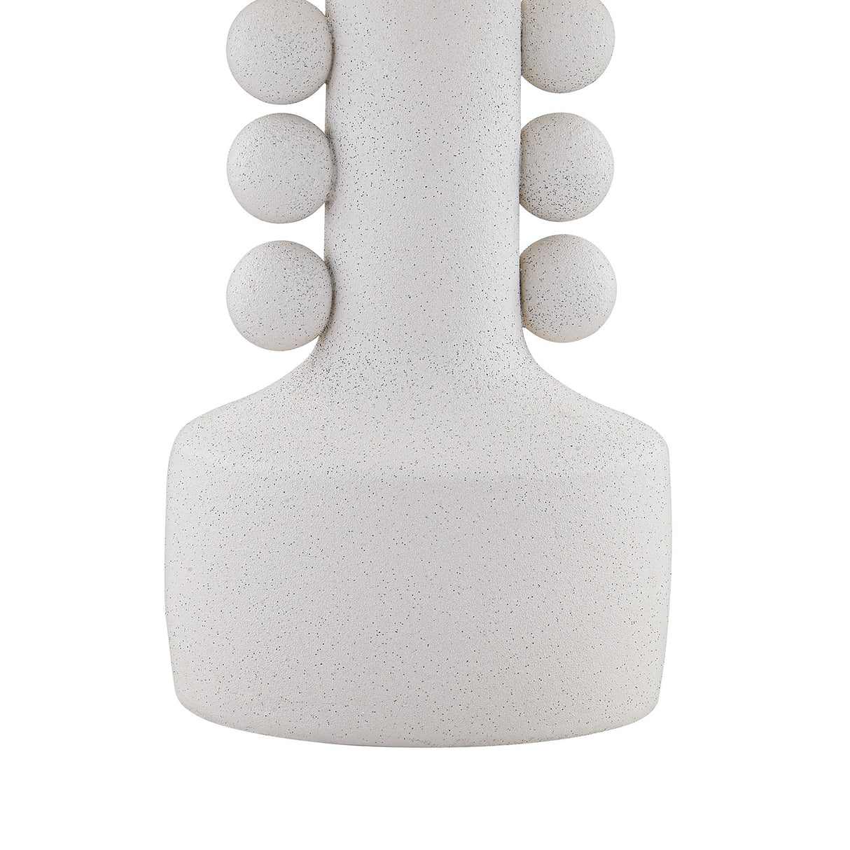Mia Ceramic Table Lamp 21", Speckled White