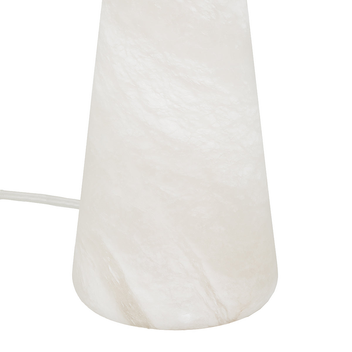 Juliet Table Lamp 30", Alabaster with Brass Accents