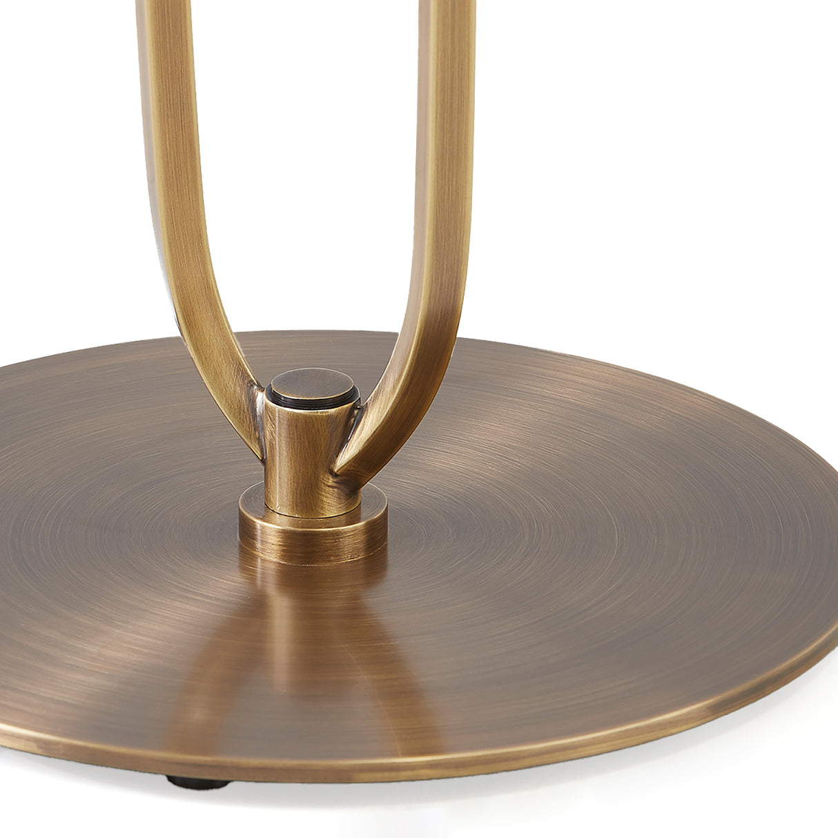 Luke Floor Lamp, Patina Brass