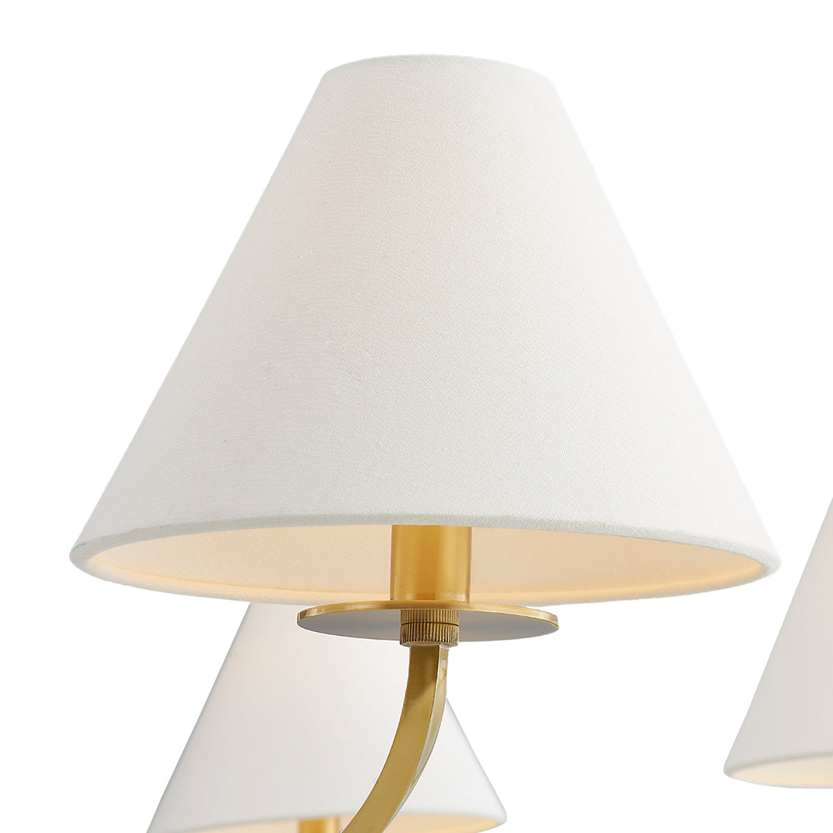 Morgan 6 Light Chandelier 40", Aged Brass