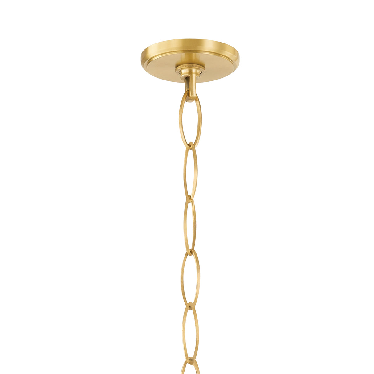 Morgan 6 Light Chandelier 40", Aged Brass