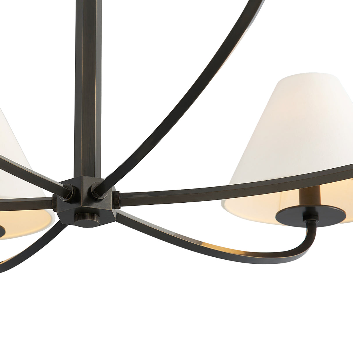 Morgan 6 Light Chandelier 40", Old Bronze