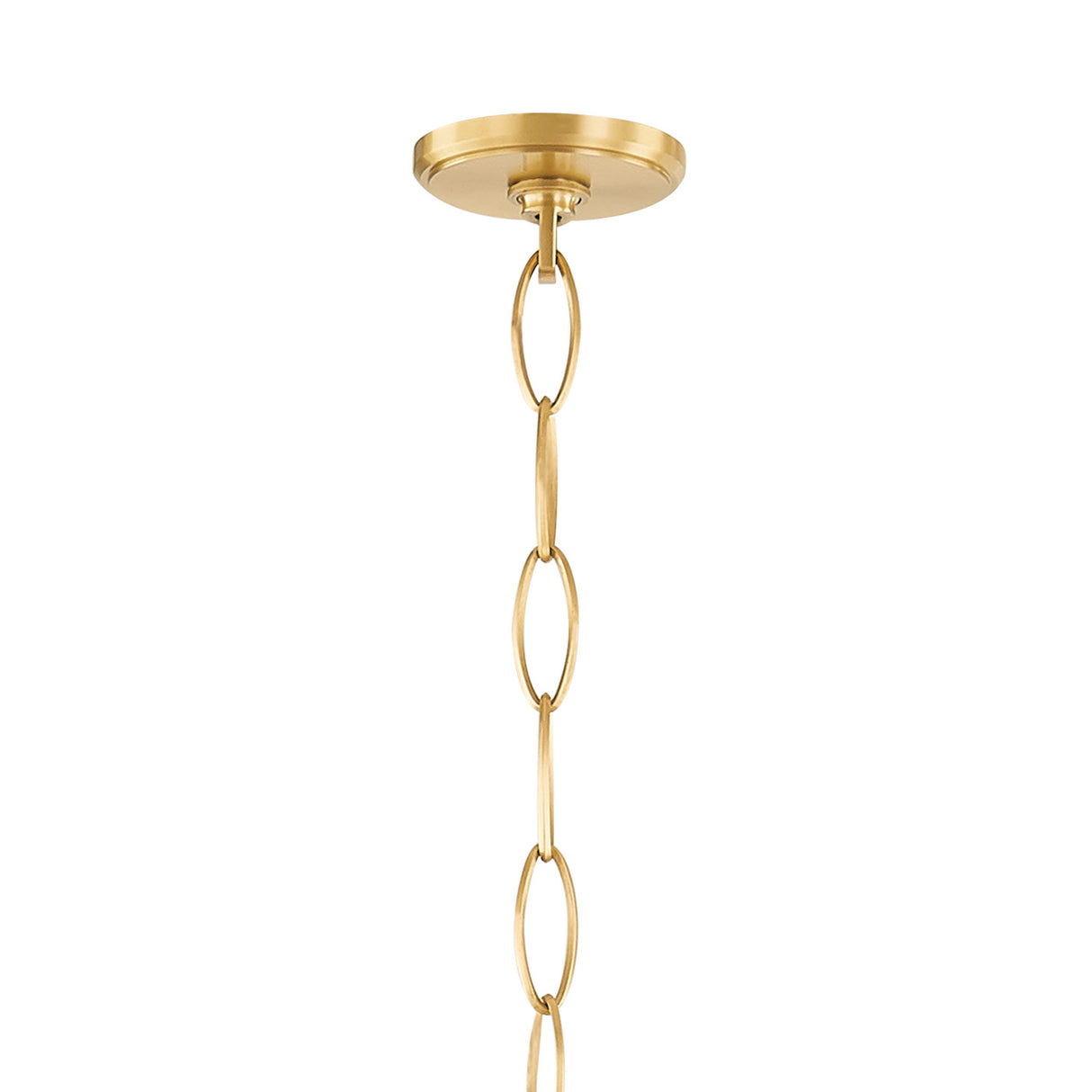 Morgan 8 Light Chandelier 52", Aged Brass