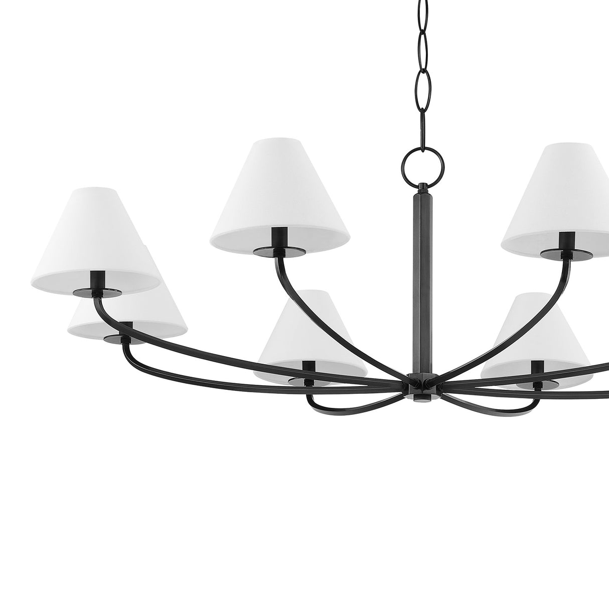 Morgan 8 Light Chandelier 52", Old Bronze