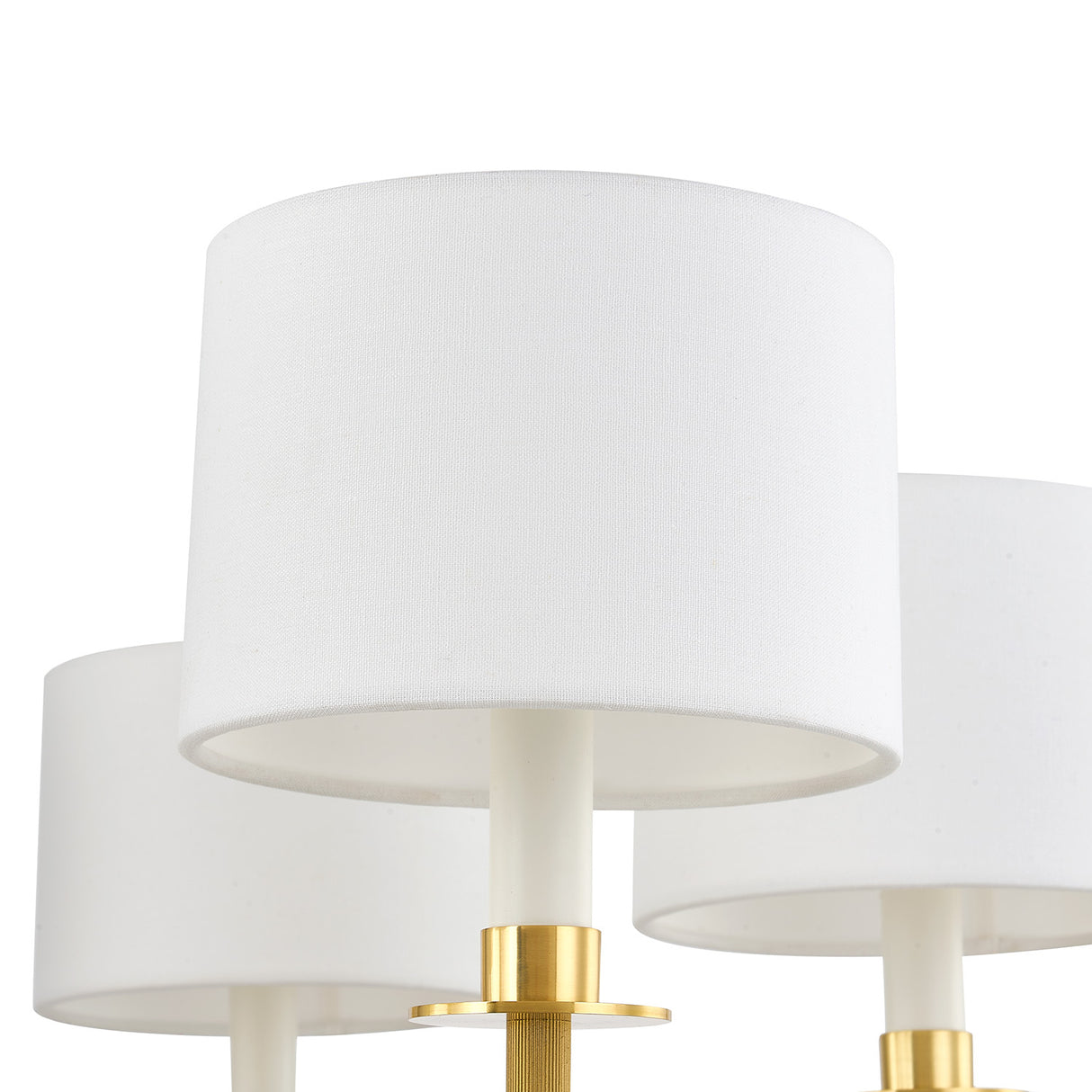 Marlowe 6 Light Chandelier 36", Aged Brass