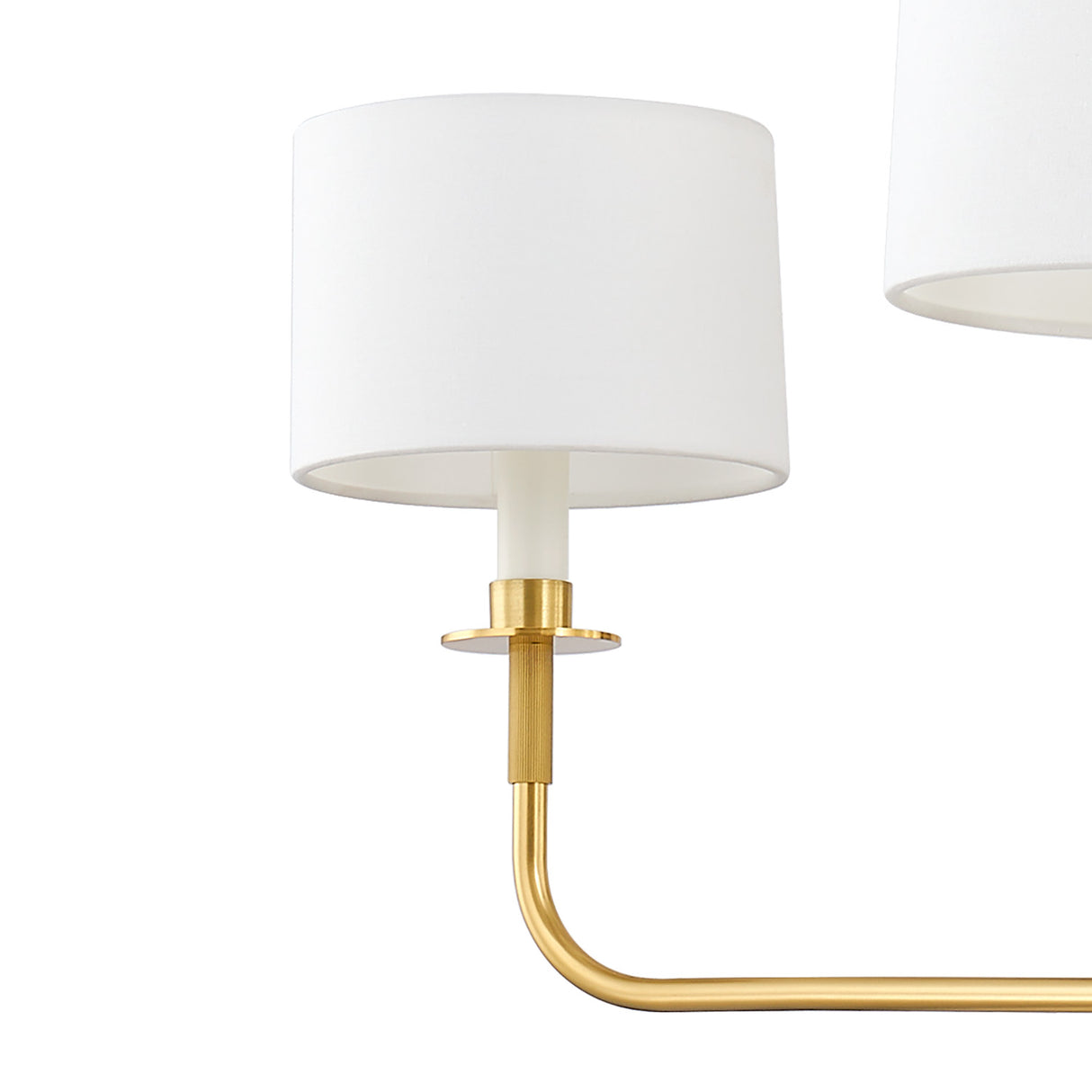 Marlowe 9 Light Chandelier 43", Aged Brass