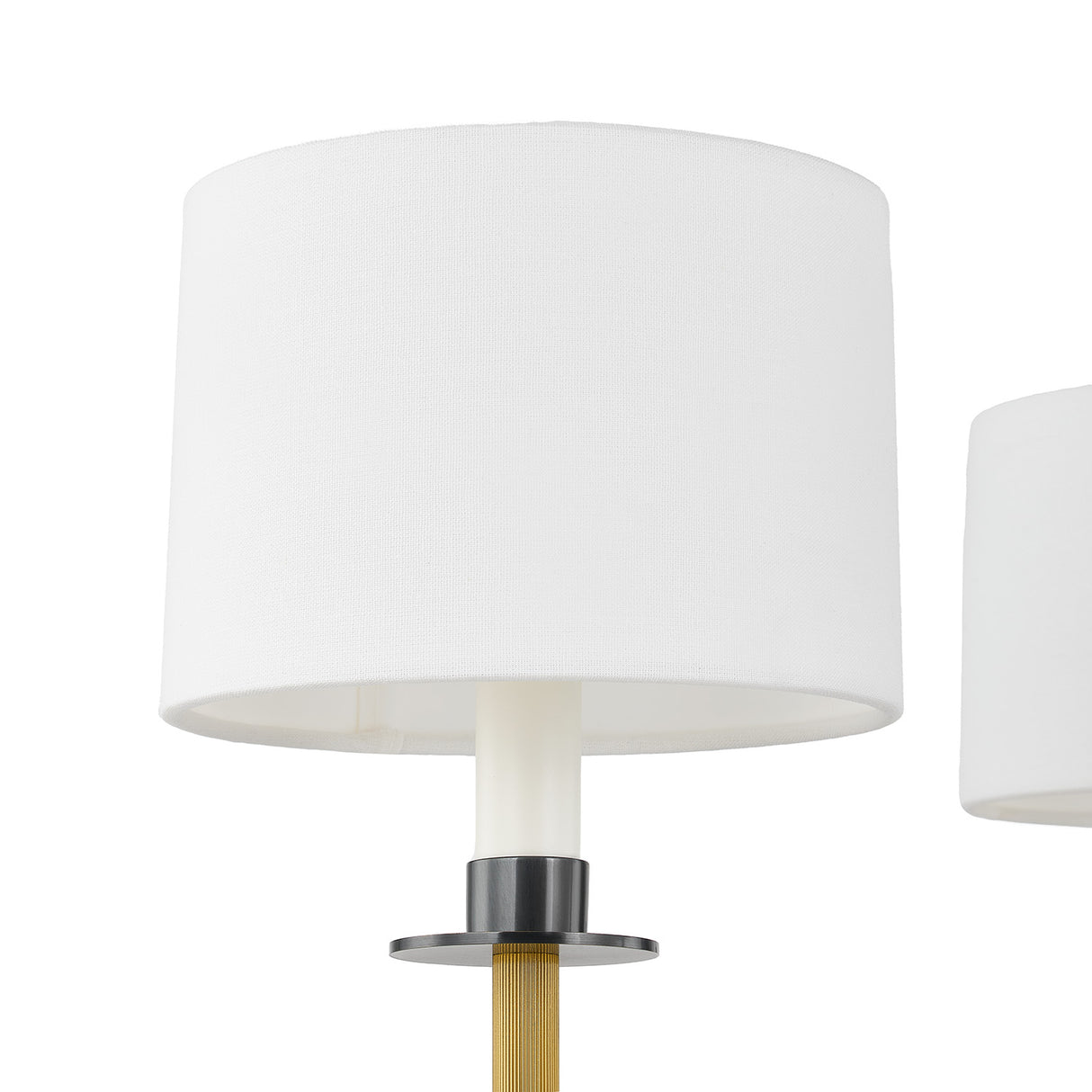 Marlowe 9 Light Chandelier 43", Old Bronze with Brass Accents