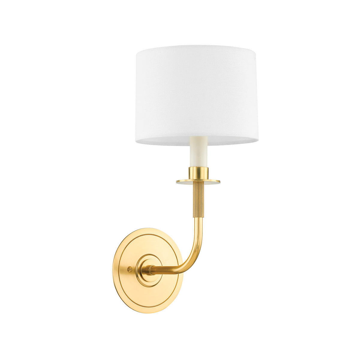 Marlowe Wall Sconce 14", Aged Brass