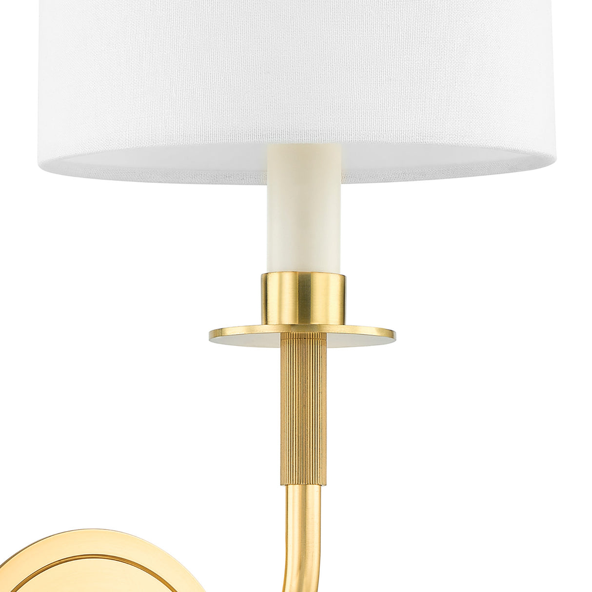 Marlowe Wall Sconce 14", Aged Brass