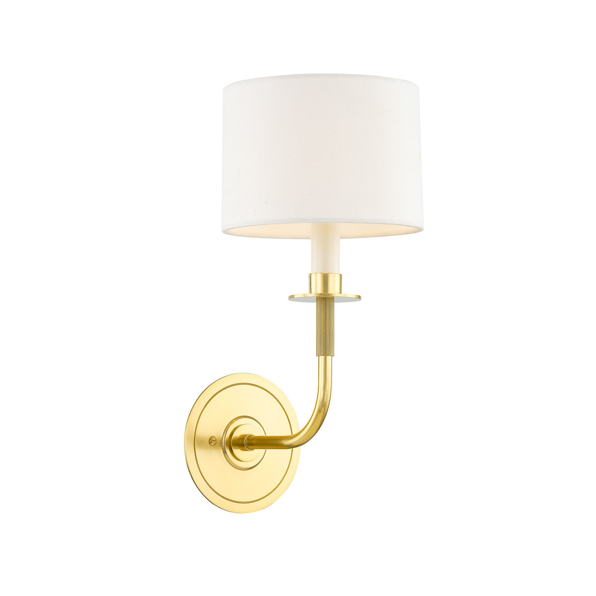 Marlowe Wall Sconce 14", Aged Brass