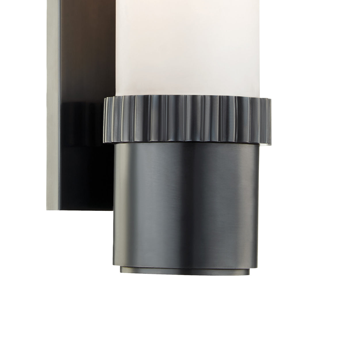 Elias Wall Sconce 15", Old Bronze and Alabaster