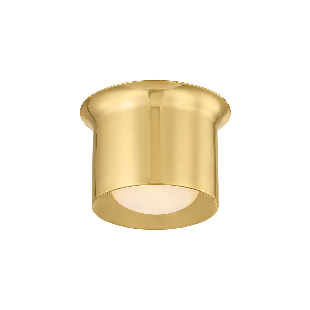 Jonah Extra Small LED Flush Mount 7", Aged Brass