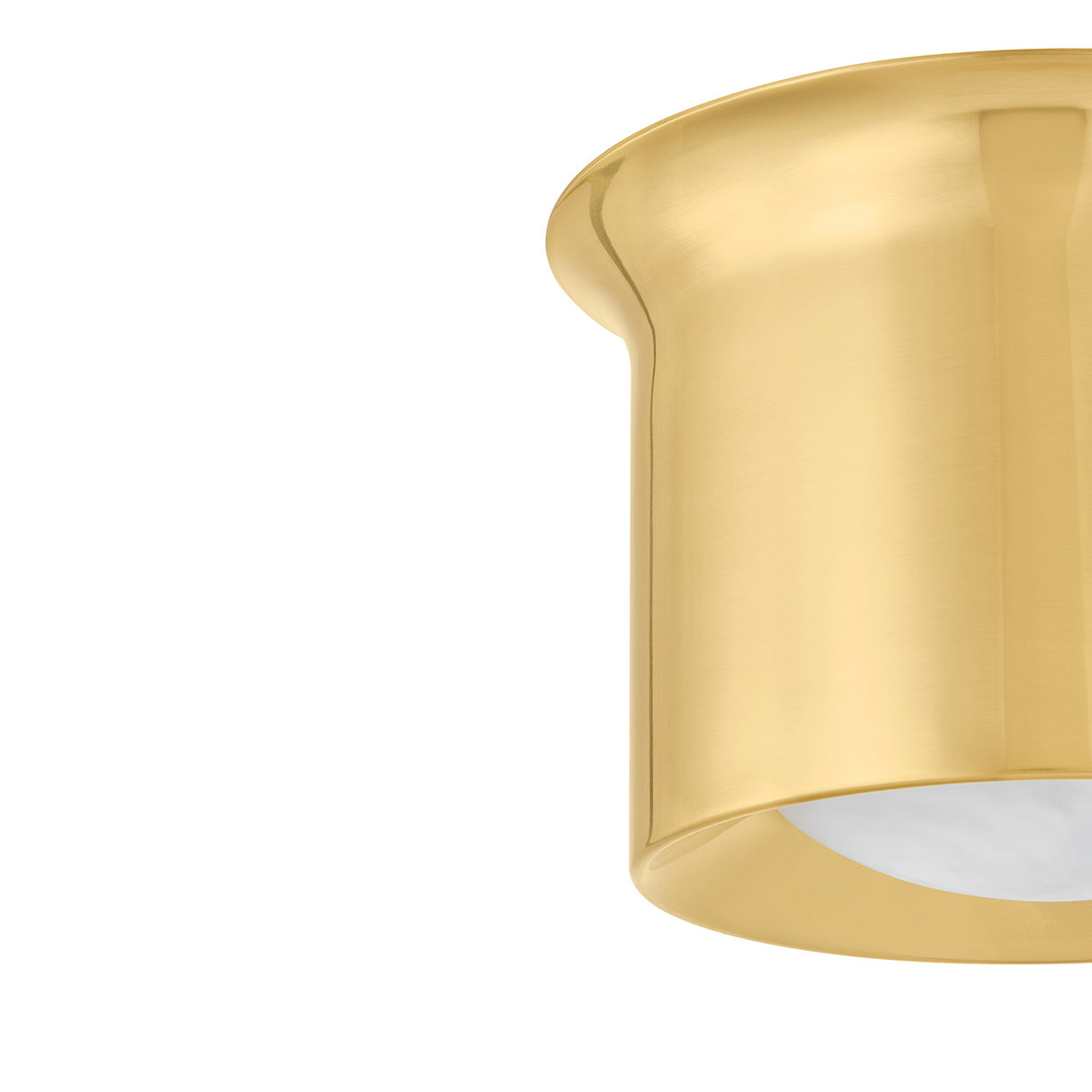 Jonah Extra Small LED Flush Mount 7", Aged Brass