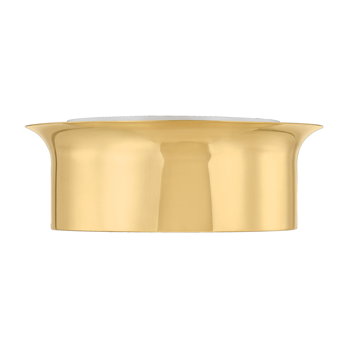 Jonah LED Flush Mount 14", Aged Brass
