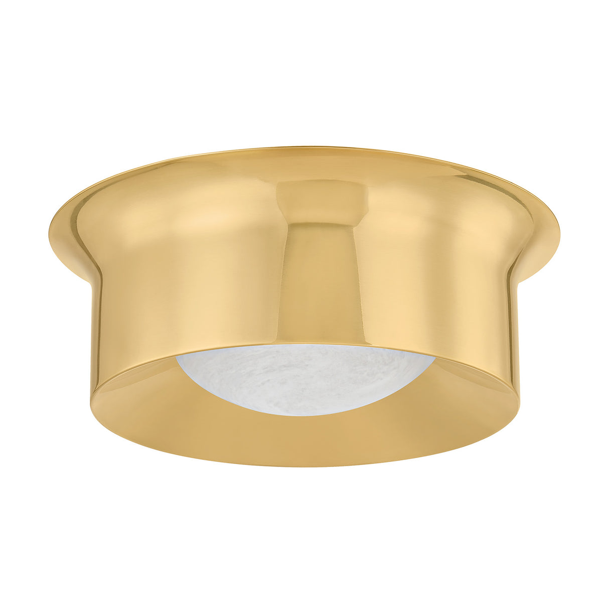 Jonah LED Flush Mount 14", Aged Brass