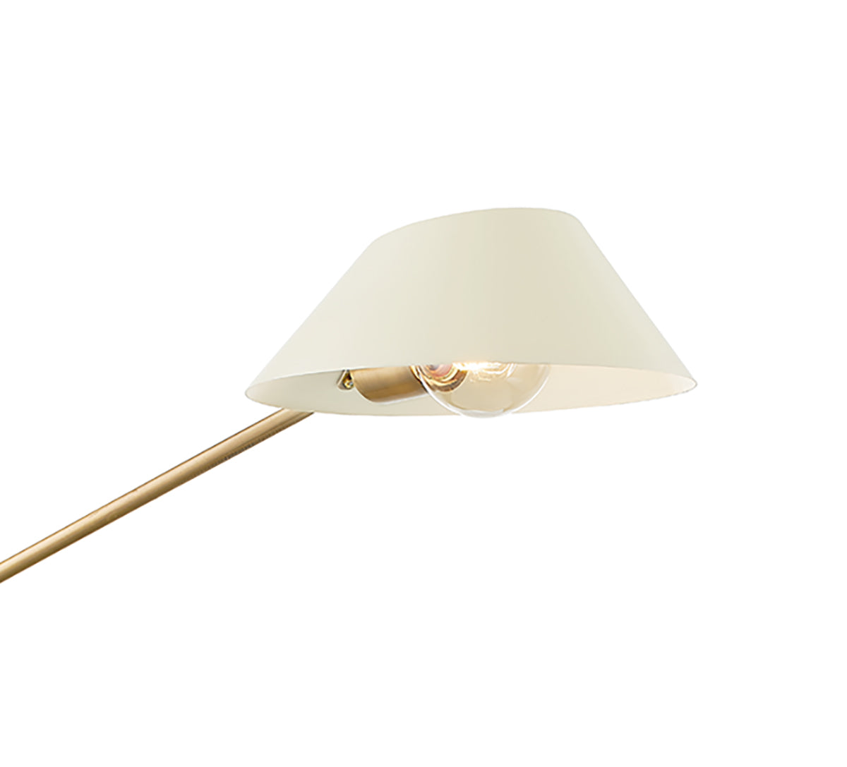 York Plug-in Wall Sconce, Patina Brass with Soft Sand