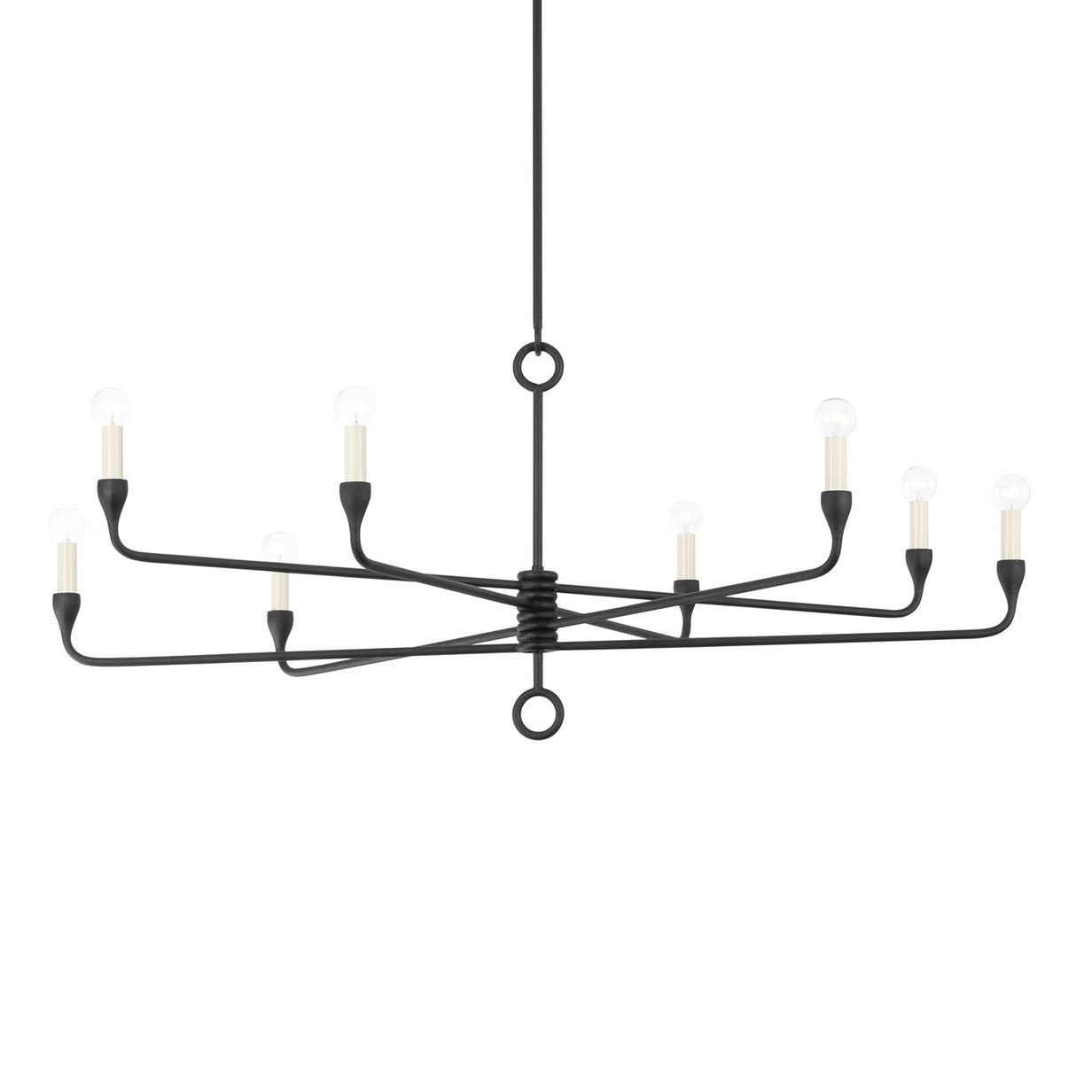 Adalyn 8 Light Chandelier 41", Antique Iron
