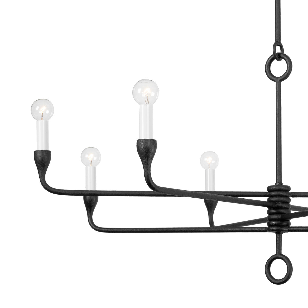 Adalyn 8 Light Chandelier 41", Antique Iron