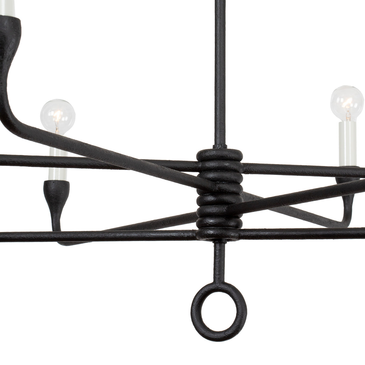 Adalyn 8 Light Chandelier 41", Antique Iron