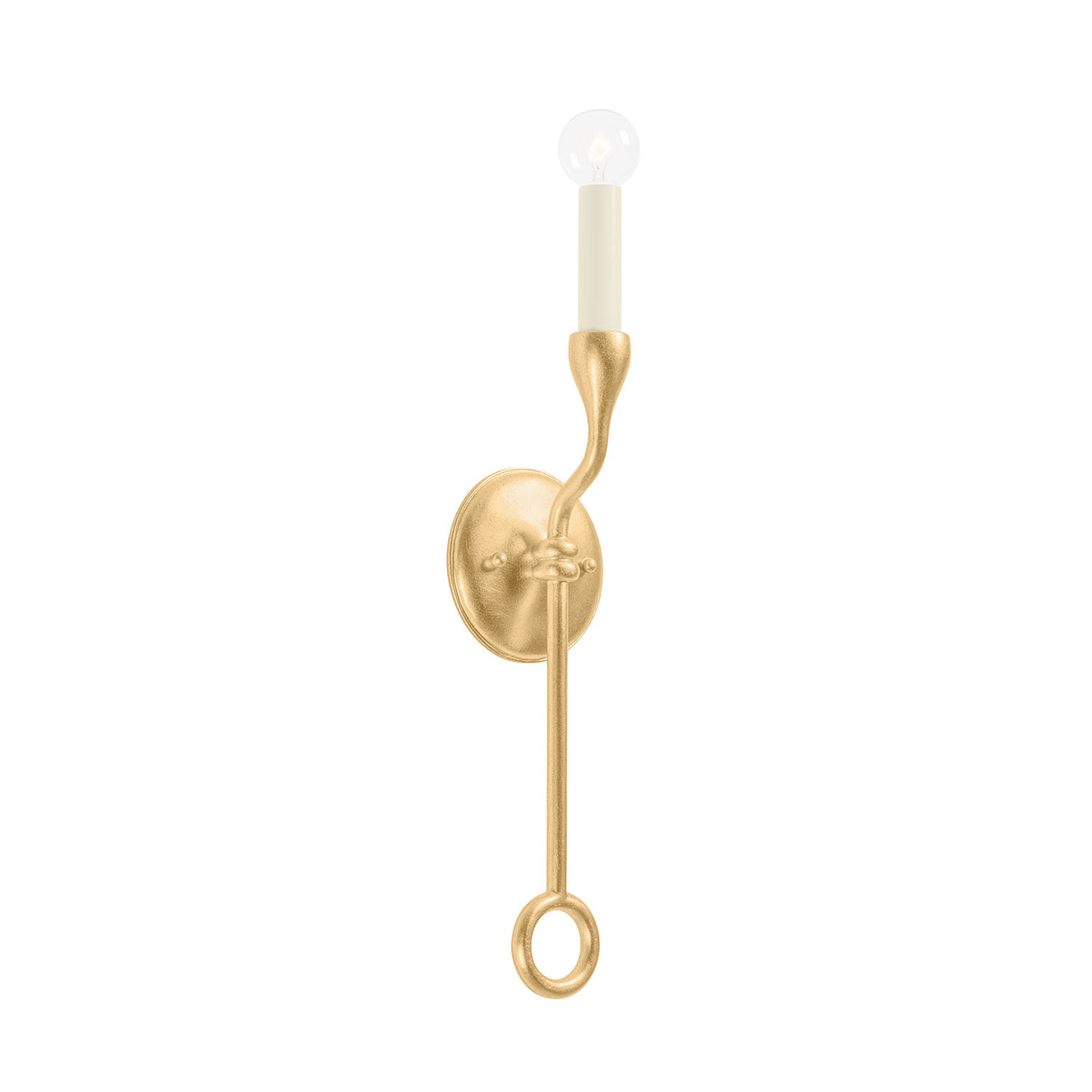 Adalyn Wall Sconce 21", Gold Leaf