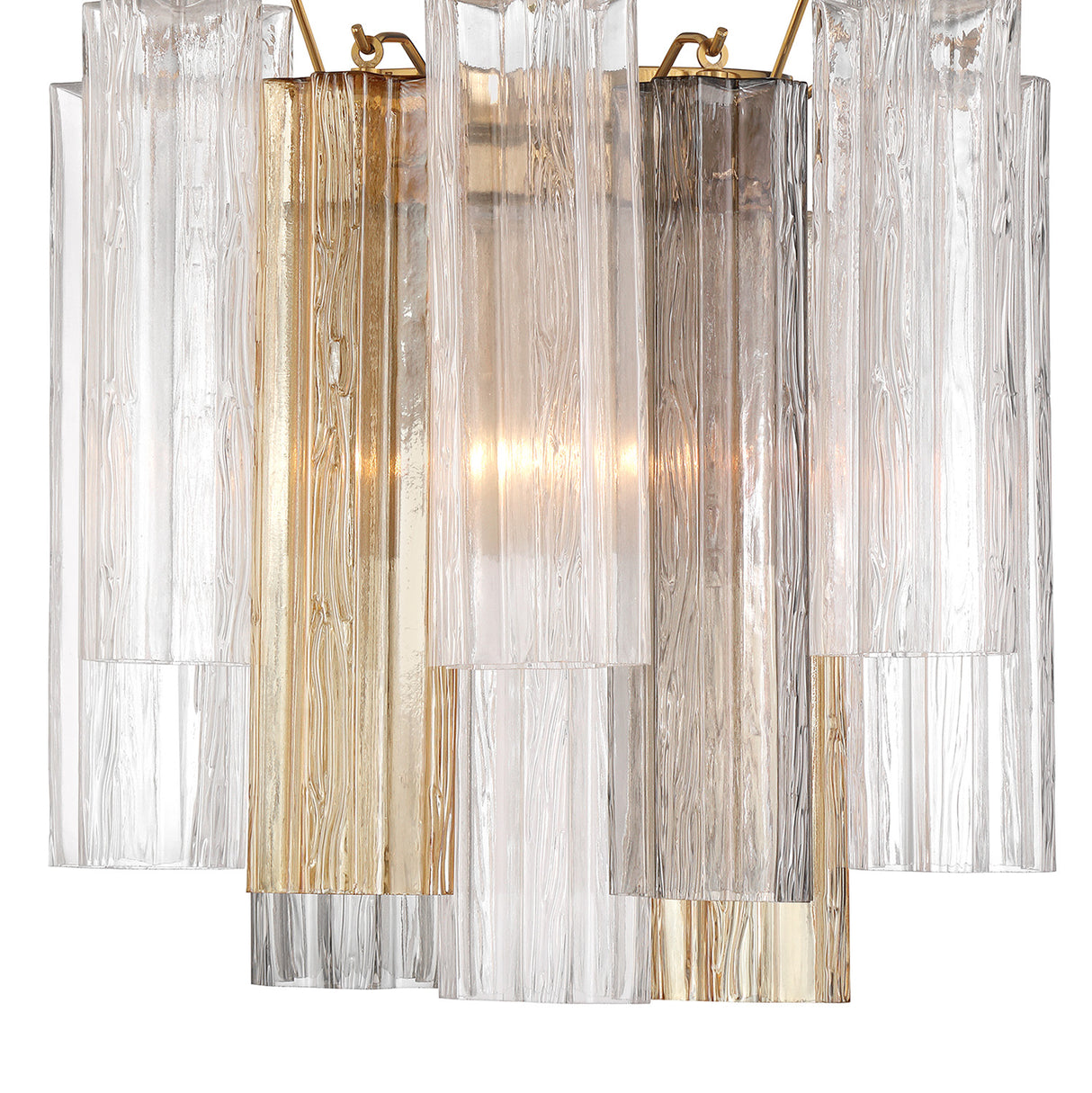 Grace Wall Sconce 14", Brass with Gilded Fog Glass