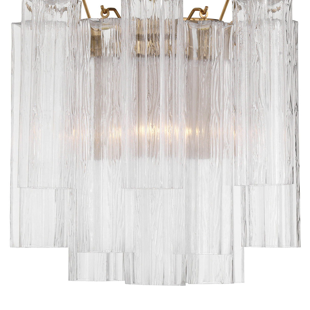 Grace Wall Sconce 12", Brass with Clear Glass
