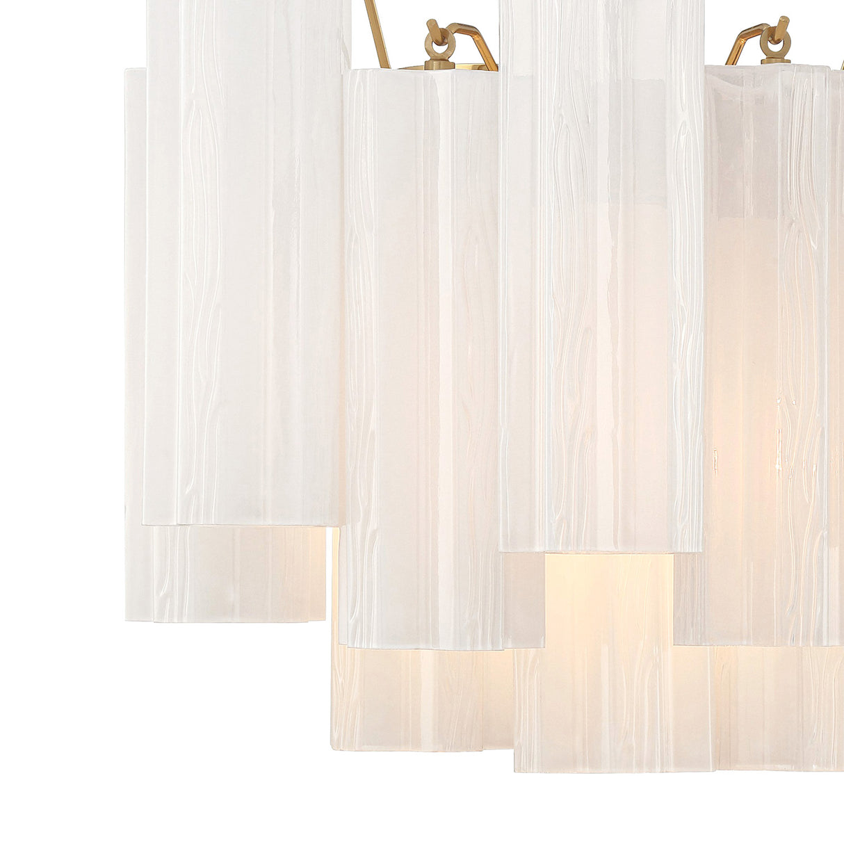Grace Wall Sconce 12", Brass with White Glass
