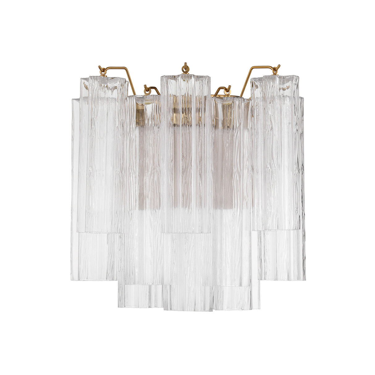 Grace Wall Sconce 14", Brass with Clear Glass