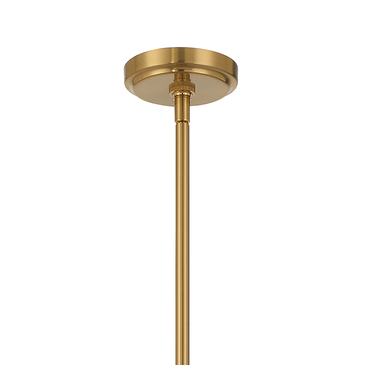 Grace 4 Light Mini Chandelier 18", Brass with Smoke Glass