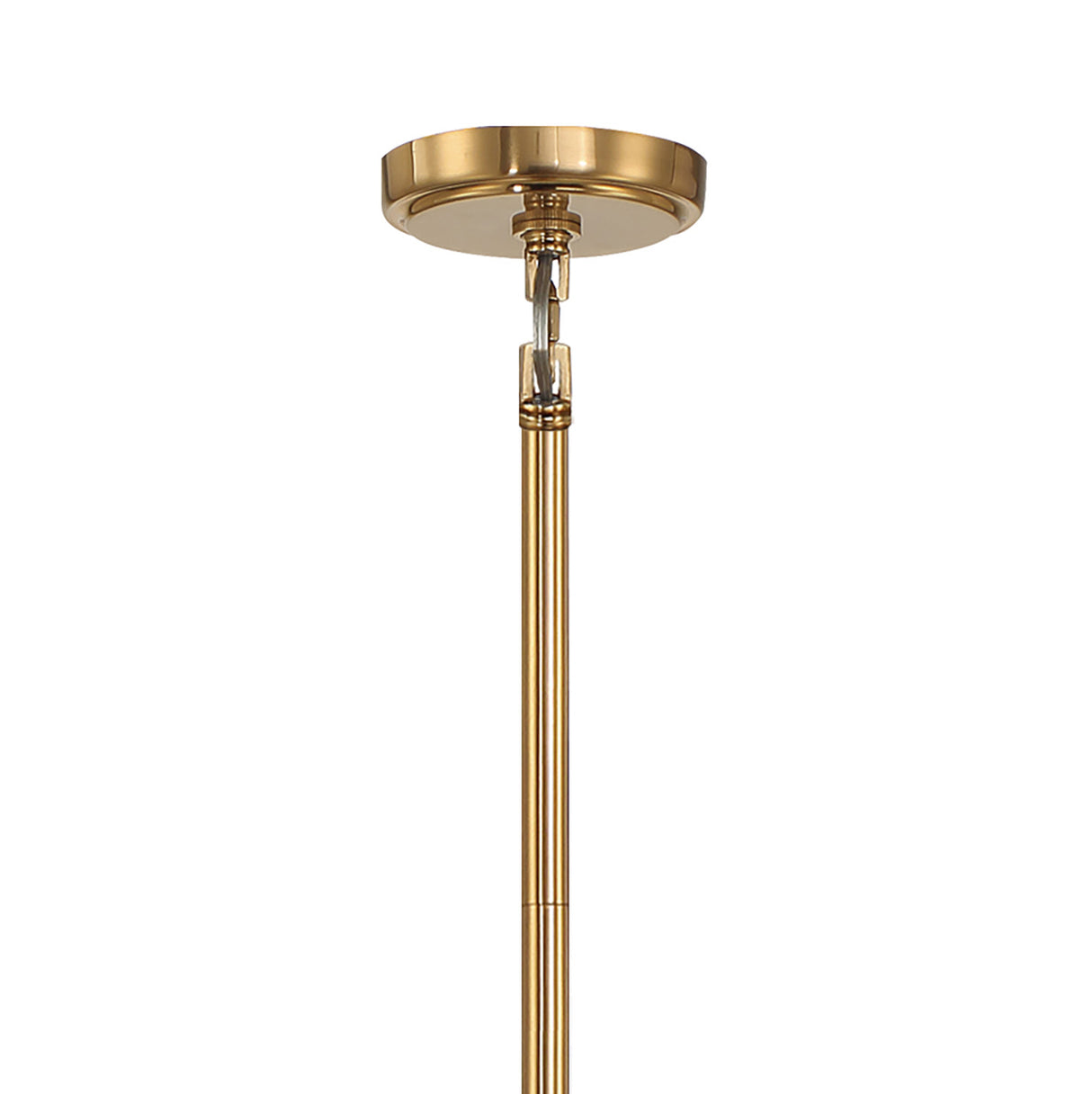 Grace 16 Light Chandelier 32", Brass with White Glass