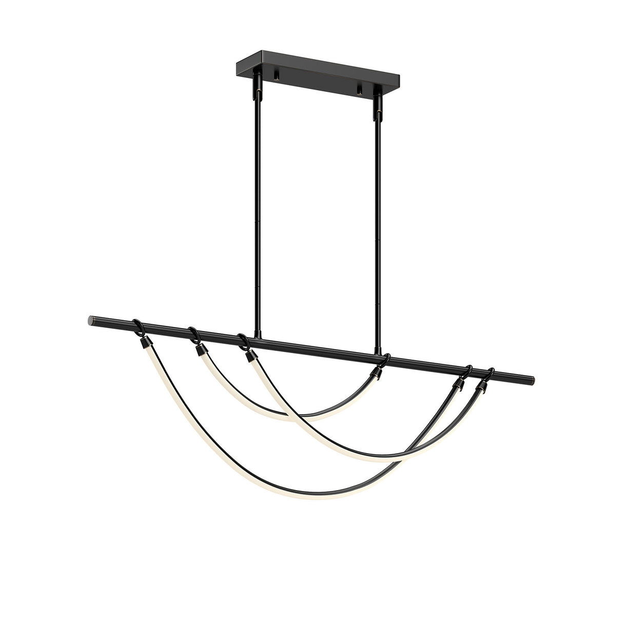 Otis Linear LED Pendant 48", Urban Bronze