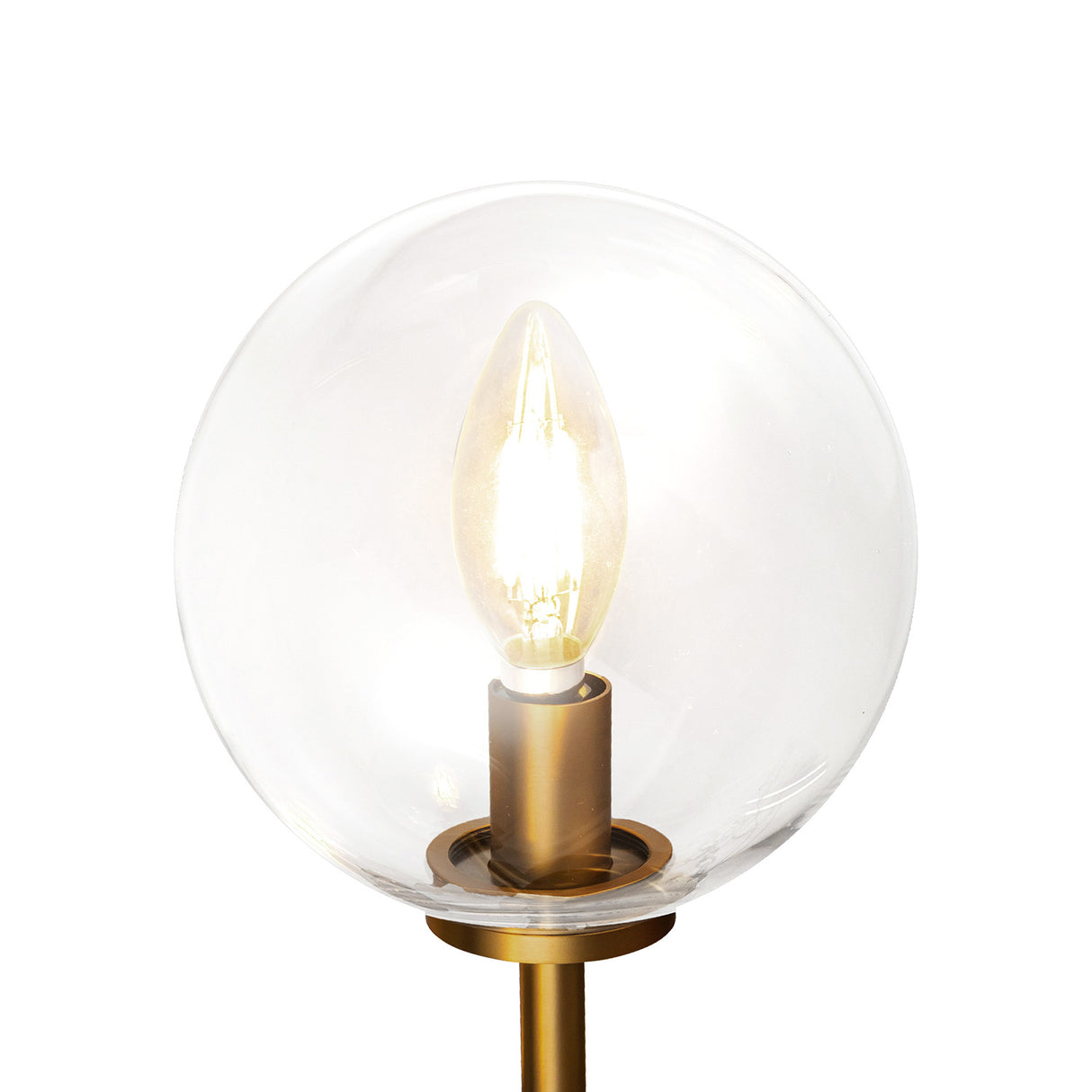 Gurt 1 Light Wall Sconce 20", Aged Brass