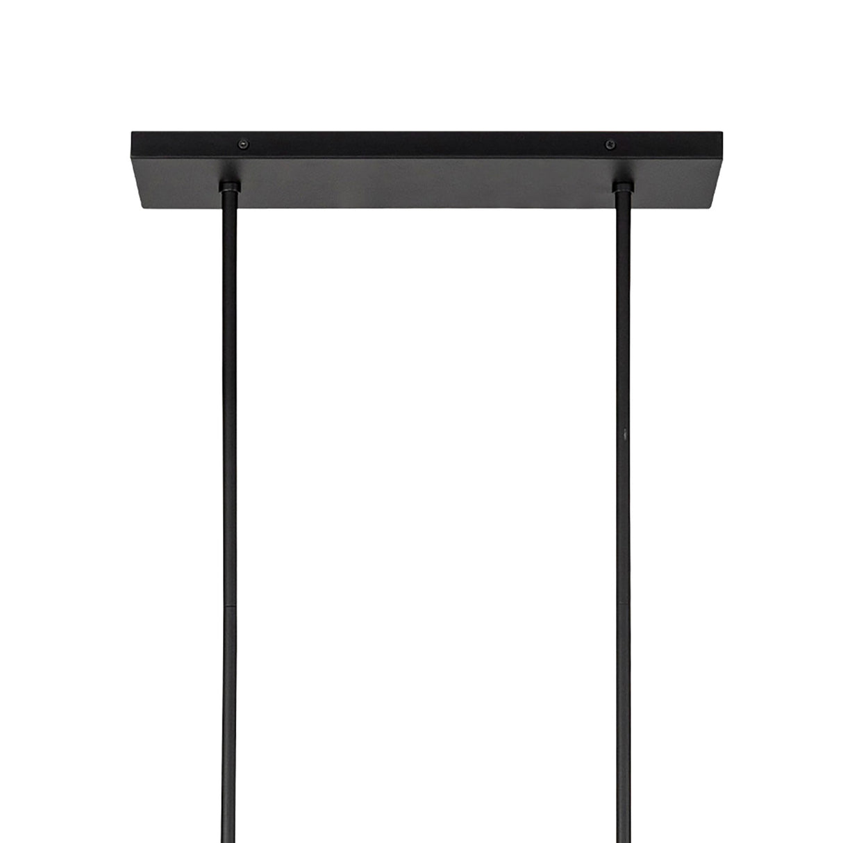 Tristen 4 Light Chandelier 42", Matte Black and Opal Glass