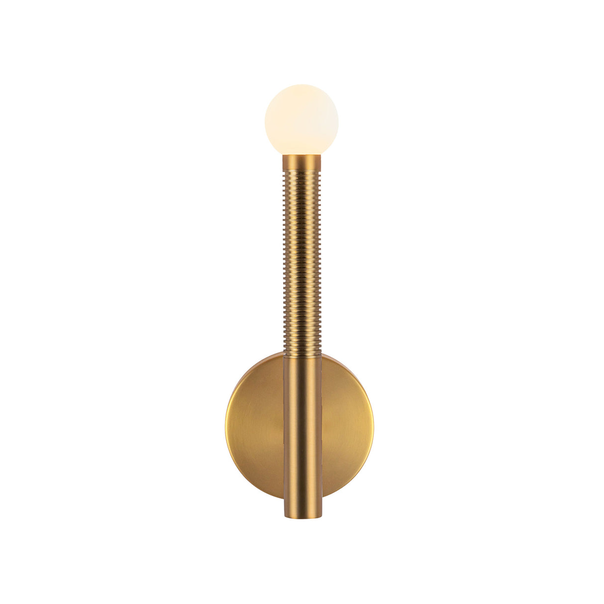 Shiloh 1 Light LED Wall Sconce 14", Brushed Brass