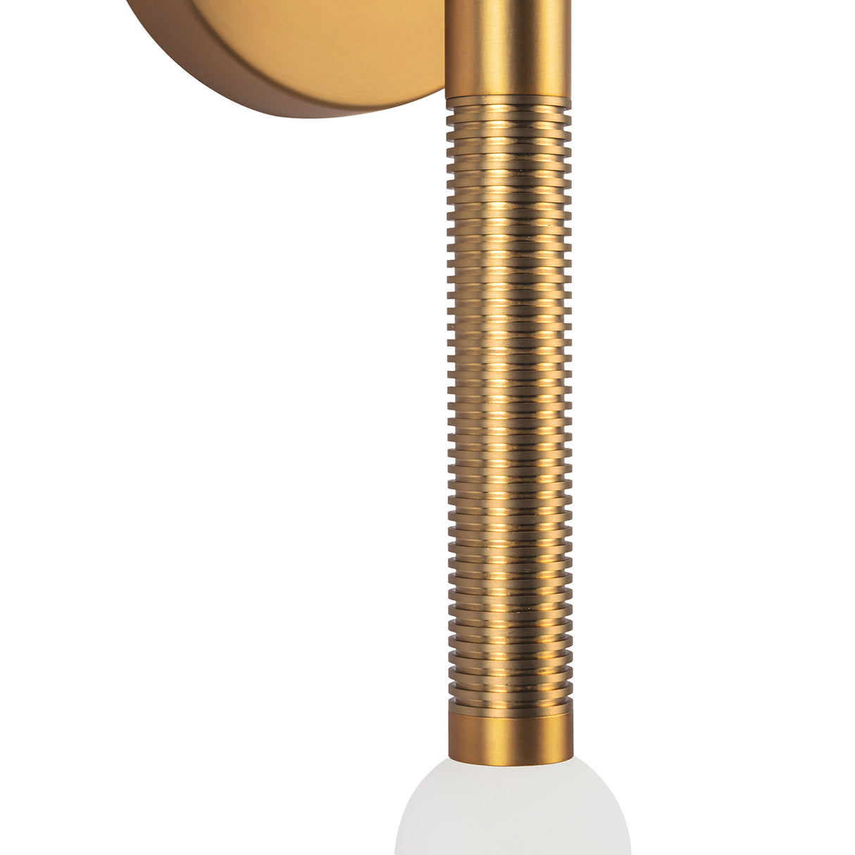 Shiloh 1 Light LED Wall Sconce 14", Brushed Brass
