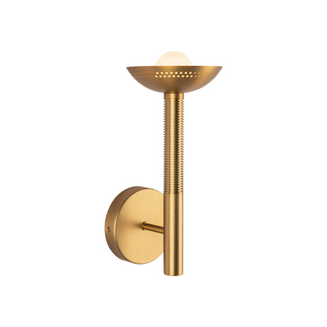 Sheila 1 Light LED Wall Sconce 14", Brushed Brass