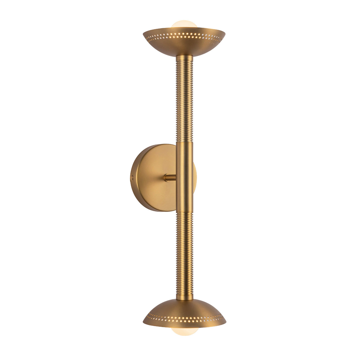Sheila 2 Light LED Wall Sconce 23", Brushed Brass