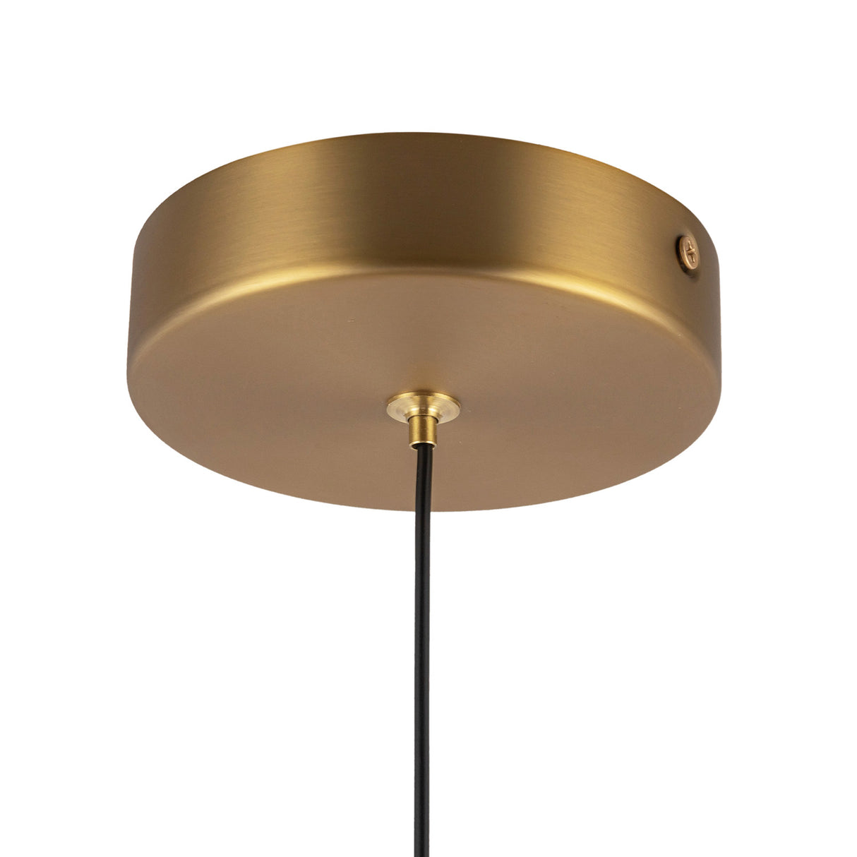 Shiloh LED Pendant 9", Brushed Brass