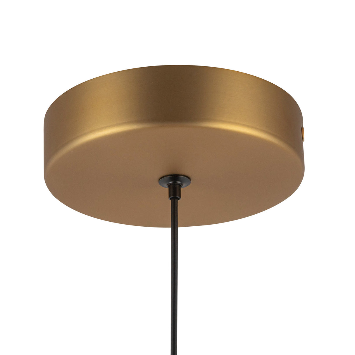 Sheila LED Pendant 9", Brushed Brass