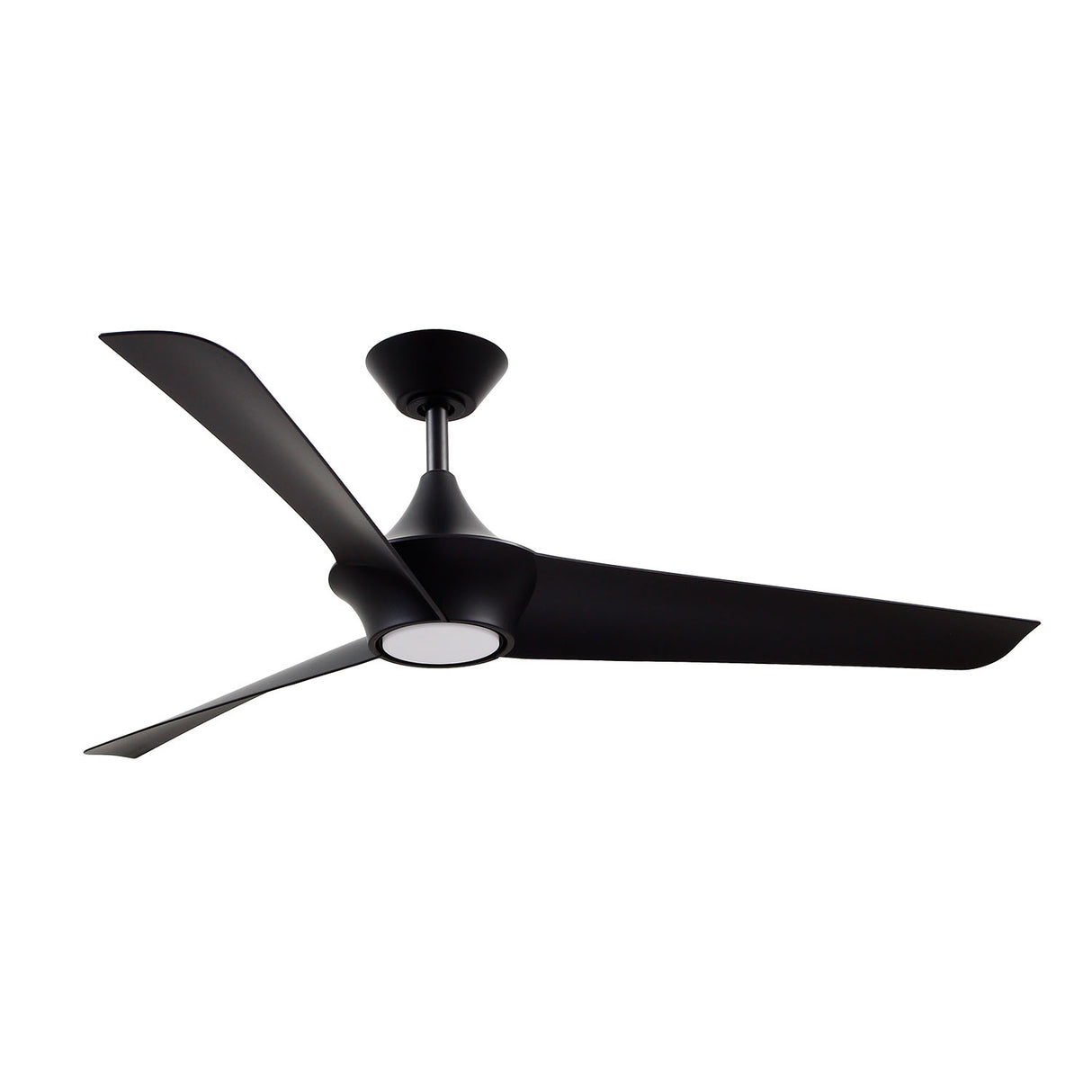 Dover Ceiling Fan 56", Matte Black with LED Light, 6-Speed Reversible Air Flow, Remote Control