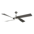 Largo Ceiling Fan 56", Brushed Nickel with LED Light, 6-Speed Reversible Air Flow with Remote Control